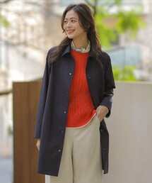 J.PRESS（ジェイプレス）の「【春のマストアイテム】ドライツイルストレッチ ステンカラー コート（ステンカラーコート）」