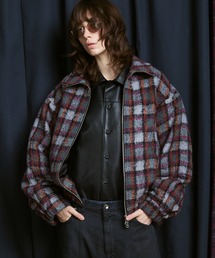《UNISEX》【Italian Dead Stock Fabric】Prime-Over Switching Stand Blouson/プライムオーバーカーブスウィッチングスタンドブルゾン【MAISON SPECIAL/メゾンスペシャル】