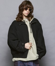 UNISEX》Different Materials Layering Prime-Over Trucker Jacket/異