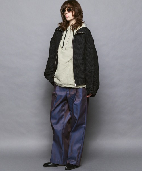 UNISEX》【Italian Dead Stock Fabric】Prime-Over Switching Stand