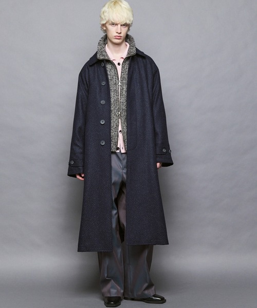 UNISEX》【Italian Dead Stock Fabric】Prime-Over Switching Stand