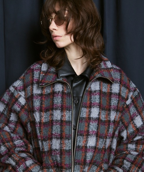 MAISON SPECIAL(メゾンスペシャル)の「《UNISEX》【Italian Dead Stock Fabric】Prime-Over Switching Stand Blouson/プライムオーバーカーブスウィッチングスタンドブルゾン【MAISON SPECIAL/メゾンスペシャル】(ブルゾン・メンズ・ダークブラック/ブラック/マルチ/ベージュ/ライトグレー/ダークネイビー・0/1/2)」の21枚目の写真