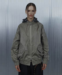 SETUP-EXE（セットアップイーエックスイー）の「STUDDED VINTAGE JACKET / LIGHT GRAY（その他アウター）」