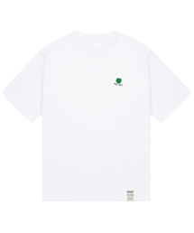 [UNISEX-24]スモールクローバーボード半袖Tシャツ_ホワイト