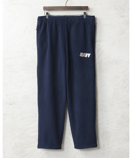 HOUSTON（ヒューストン）の「USNA（アメリカ海軍兵学校）オフィシャルライセンス フリース パンツ NAVYプリント USNA-026（その他パンツ・メンズ・ブラック/グレー/ネイビー・M/L/XL）」の3枚目の写真