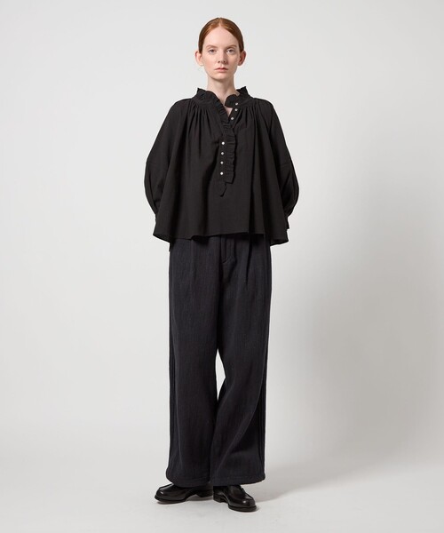 Pheeta（フィータ）の「＜Pheeta＞Clem ブラウス /014C-11（シャツ/ブラウス・レディース・ブラック・FREE）」の3枚目の写真