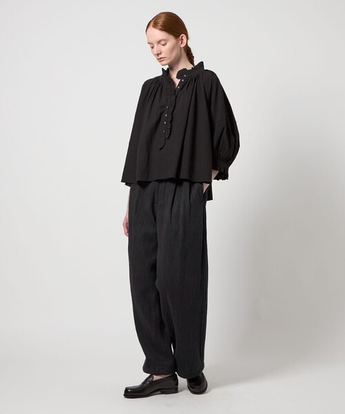 Pheeta（フィータ）の「＜Pheeta＞Clem ブラウス /014C-11（シャツ/ブラウス・レディース・ブラック・FREE）」の4枚目の写真