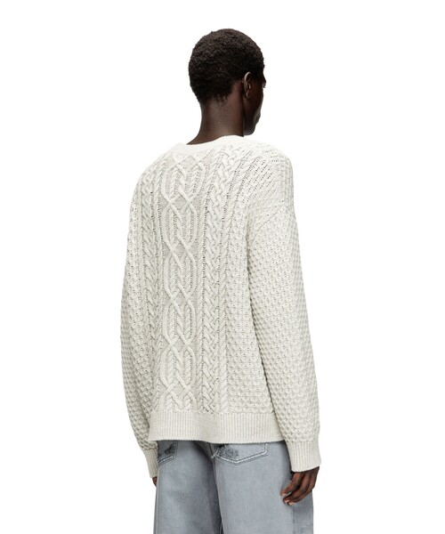 DIESEL（ディーゼル）の「メンズ カーディガン K-ANTOINE（カーディガン/ボレロ・メンズ・ライトグレー・LARGE/MEDIUM/SMALL/X-LARGE/X-SMALL）」の4枚目の写真