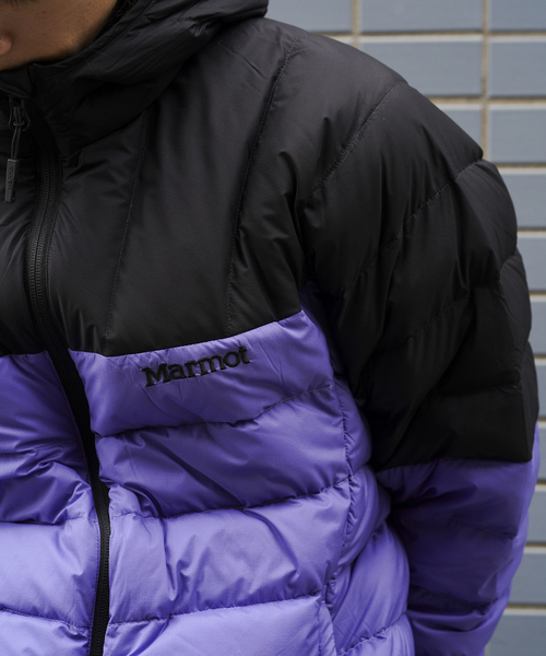MARMOT（マーモット）の「Marmot / マーモット Lance Down Hoodie（ダウンジャケット/コート・メンズ・ブラック/レッド・MEDIUM/LARGE）」の13枚目の写真