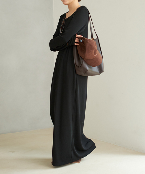 追加》Rib ロングスリーブ ワンピース 2（ワンピース）｜Plage