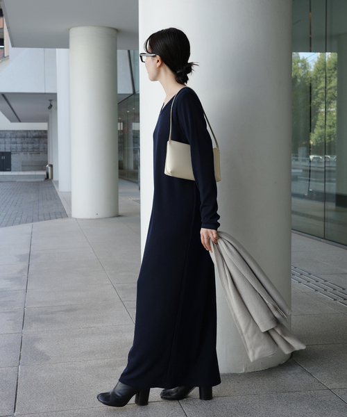 追加》Rib ロングスリーブ ワンピース 2（ワンピース）｜Plage