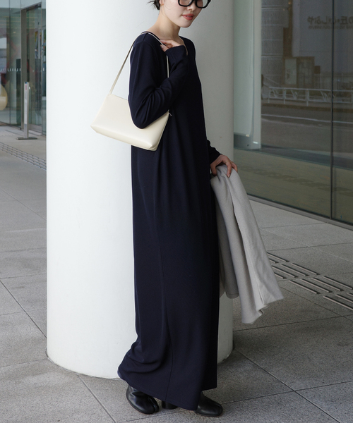 追加》Rib ロングスリーブ ワンピース 2（ワンピース）｜Plage