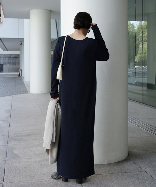 追加》Rib ロングスリーブ ワンピース 2（ワンピース）｜Plage