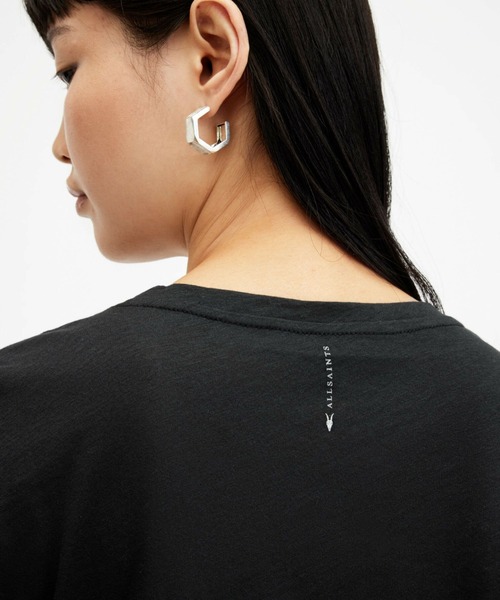 ALLSAINTS(オールセインツ)の「ALLSAINTS ANNA TEE(Tシャツ/カットソー・レディース・ブラック・8/6/4)」の5枚目の写真