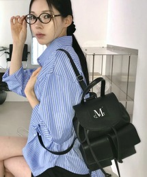 MUCENT（ムセント）の「【日本未発売/WEB限定】MUCENT(ムセント)/ミニ ポケット リュック バックパック/AREN TWO POCKET LEATHER MINI BACKPACK（バックパック/リュック）」