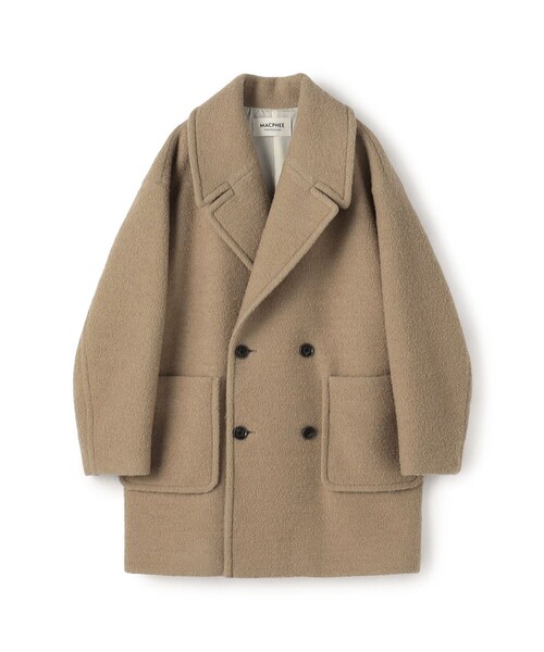 MACPHEE ブークレーボンディング ダブルブレストコート ブークレーボンディング ダブルブレストコート（その他アウター