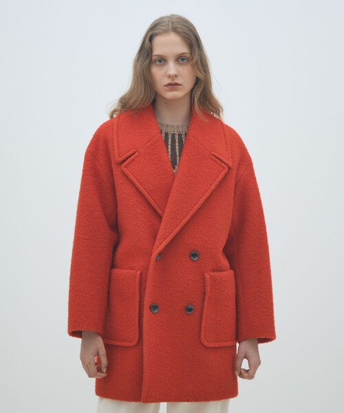 【最終値下げ】MACPHEE ブークレーボンディング ダブルブレストコート MACPHEE（マカフィー）の「ブークレーボンディング ダブルブレスト