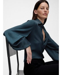 GapStudio（ギャップスタジオ）の「GapStudio サテンシャツ（シャツ/ブラウス）」
