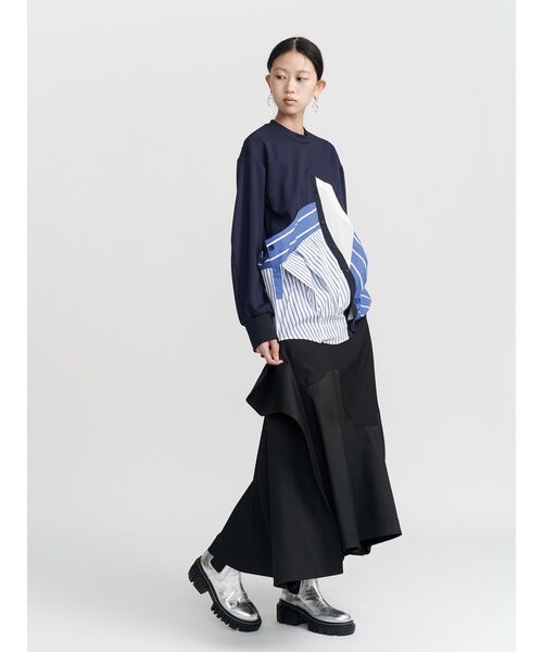 セール】WAVE ASYMMETRY SKIRT / ウェーブアシンメトリースカート