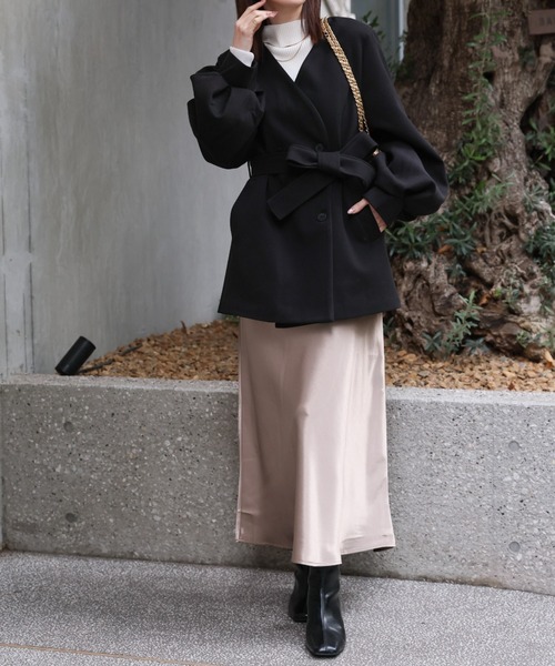 model:162cm　着用サイズ:F