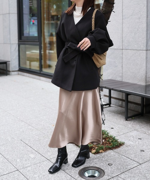 model:162cm　着用サイズ:F