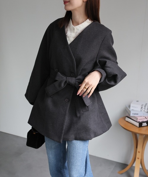 model:162cm　着用サイズ:F