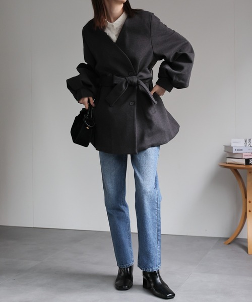 model:162cm　着用サイズ:F