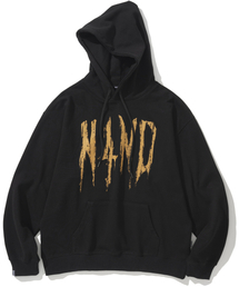 NOT4NERD（ノットフォーナード）の「N4ND Drip Logo Pullover Hood - Black（パーカー）」