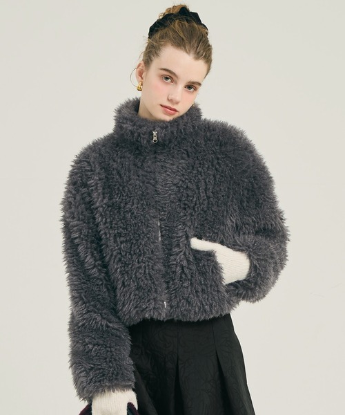 ファージャケット　短丈 楽天市場】【20%OFFクーポン〜】ファージャケット ショート丈 ファー