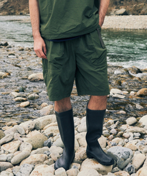 UTILITY POCKET HALF BALLOON PANTS OLIVE_FQ2WP63U