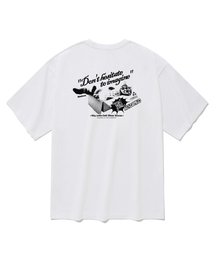 キャットボックス 半袖Tシャツ ホワイト