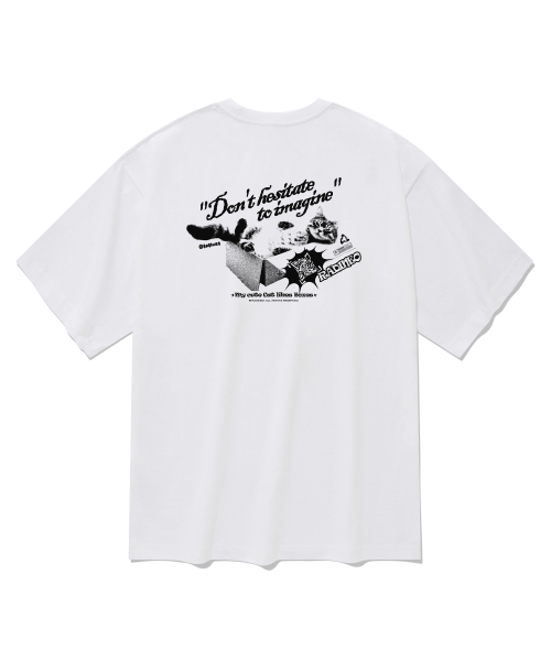 RADINEO(ラディネオ)の「キャットボックス 半袖Tシャツ ホワイト(Tシャツ/カットソー・メンズ・その他・SMALL/MEDIUM/LARGE/X-LARGE)」の1枚目の写真