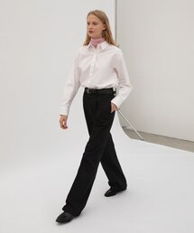 Relaxed Cotton Pants - Black