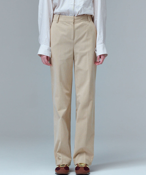 MALOUPE(マロップ)の「2150 起毛コーデュロイパンツ(ベージュ)(その他パンツ・レディース・ベージュ・26/28/30)」の4枚目の写真