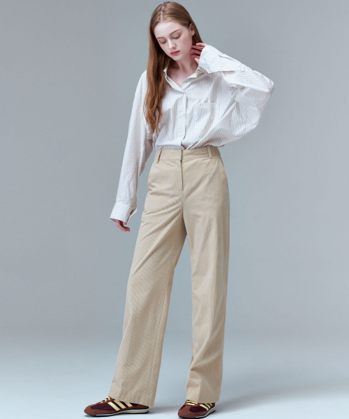 MALOUPE(マロップ)の「2150 起毛コーデュロイパンツ(ベージュ)(その他パンツ・レディース・ベージュ・26/28/30)」の5枚目の写真