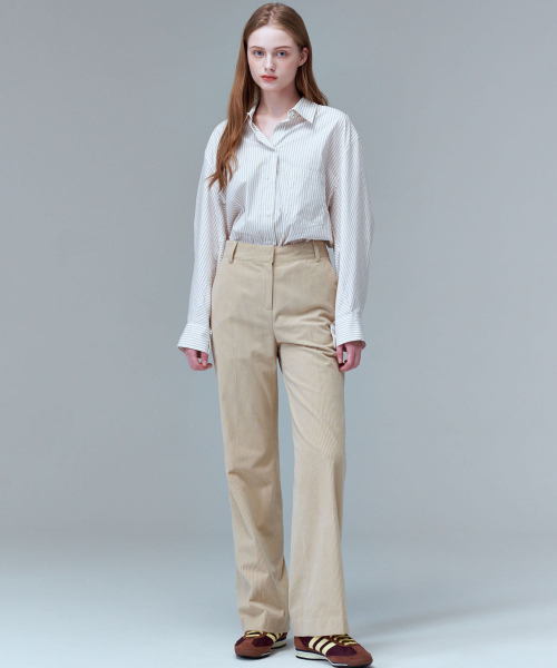 MALOUPE(マロップ)の「2150 起毛コーデュロイパンツ(ベージュ)(その他パンツ・レディース・ベージュ・26/28/30)」の6枚目の写真