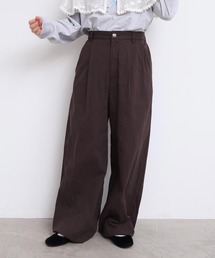 l'atelier du savon | スウェットみたいな裾ゴムシャツ地パンツ(その他パンツ)