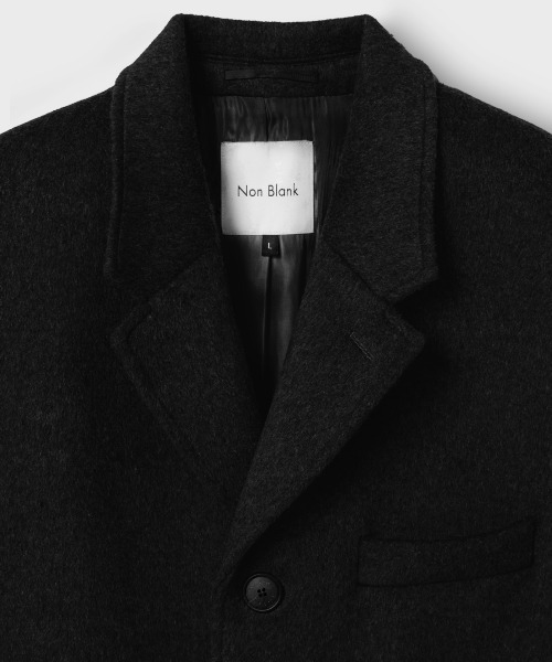NONBLANK（ノンブランク）の「3ボタン チェスターフィールドコート_BLACK（チェスターコート・メンズ・その他・MEDIUM/LARGE/X-LARGE/XX-LARGE）」の3枚目の写真