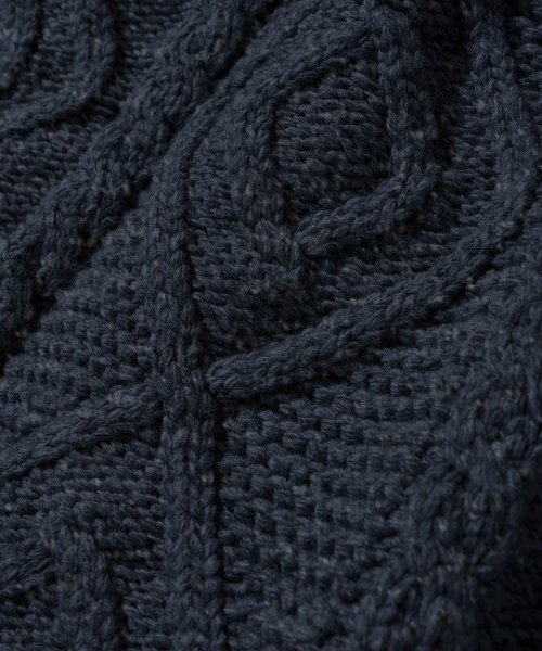 Diamond Layla(ダイアモンドレイラ)の「Turtleneck Two Buttons Cardigan C8 Dark Navy Melange(カーディガン/ボレロ・レディース・その他・MEDIUM/LARGE)」の7枚目の写真