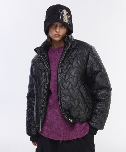 Heart Puffer Padding Jacket