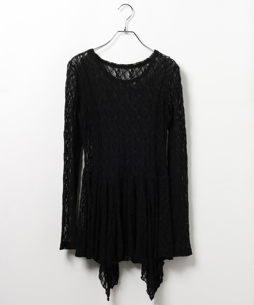 PAGEBOY(ページボーイ)の「イレヘムレイヤードワンピース(チュニック・レディース・オフホワイト/ブラック・FREE)」の21枚目の写真