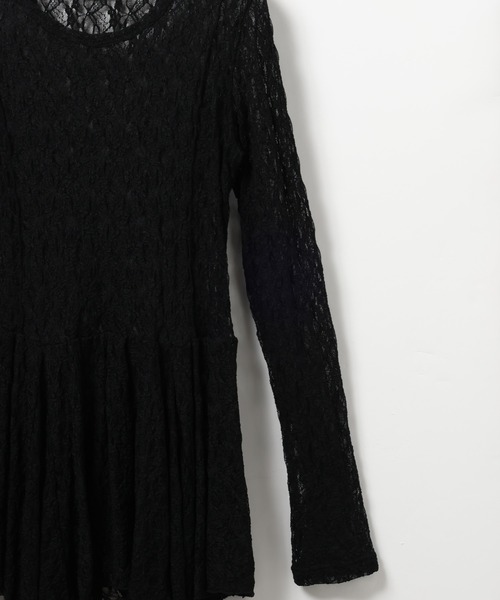 PAGEBOY(ページボーイ)の「イレヘムレイヤードワンピース(チュニック・レディース・オフホワイト/ブラック・FREE)」の20枚目の写真