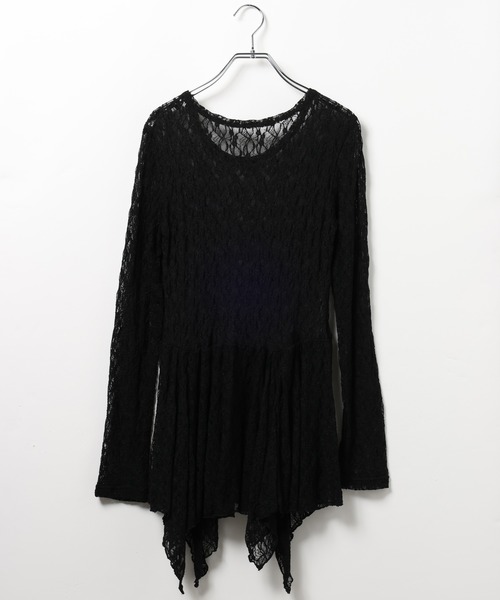 PAGEBOY(ページボーイ)の「イレヘムレイヤードワンピース(チュニック・レディース・オフホワイト/ブラック・FREE)」の22枚目の写真