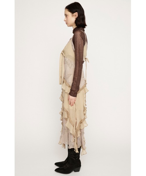 SLY(スライ)の「【2026SS新作】STILL STITCHING RIBBON SLIP スティル スティッチング リボン スリップ 冬服 春服(ワンピース・レディース・ピンク系その他/ベージュ系その他・FREE)」の12枚目の写真