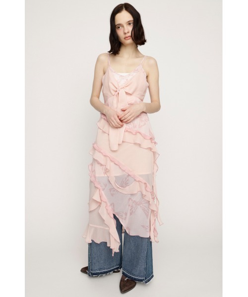 SLY(スライ)の「【2026SS新作】STILL STITCHING RIBBON SLIP スティル スティッチング リボン スリップ 冬服 春服(ワンピース・レディース・ピンク系その他/ベージュ系その他・FREE)」の17枚目の写真