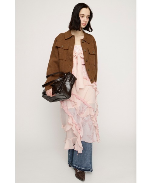 SLY(スライ)の「【2026SS新作】STILL STITCHING RIBBON SLIP スティル スティッチング リボン スリップ 冬服 春服(ワンピース・レディース・ピンク系その他/ベージュ系その他・FREE)」の20枚目の写真