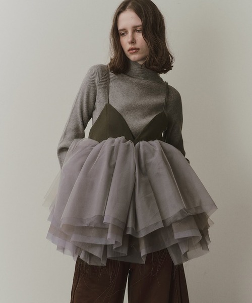 LA BELLE ETUDE(ラベルエチュード)の「ballerina Camisole(キャミソール・レディース・ブラック/ライトベージュ/カーキ・FREE)」の17枚目の写真