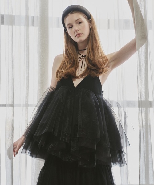 LA BELLE ETUDE(ラベルエチュード)の「ballerina Camisole(キャミソール・レディース・ブラック/ライトベージュ/カーキ・FREE)」の20枚目の写真