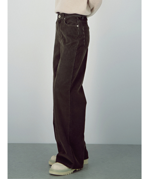 ACUD(アクド)の「Corduroy Structure Pants _Khaki(その他パンツ・レディース・カーキ・SMALL/MEDIUM)」の3枚目の写真