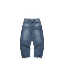 HIDDEN BEHIND（ヒドゥンビハインド）の「Wide exhaust（デニムパンツ）」